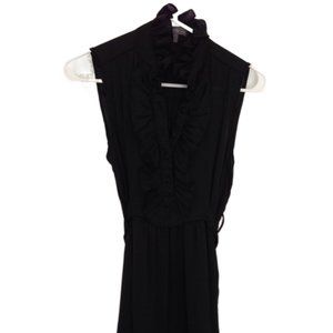 🎉 FOREVER 21 Black Ruffle Dress, size S